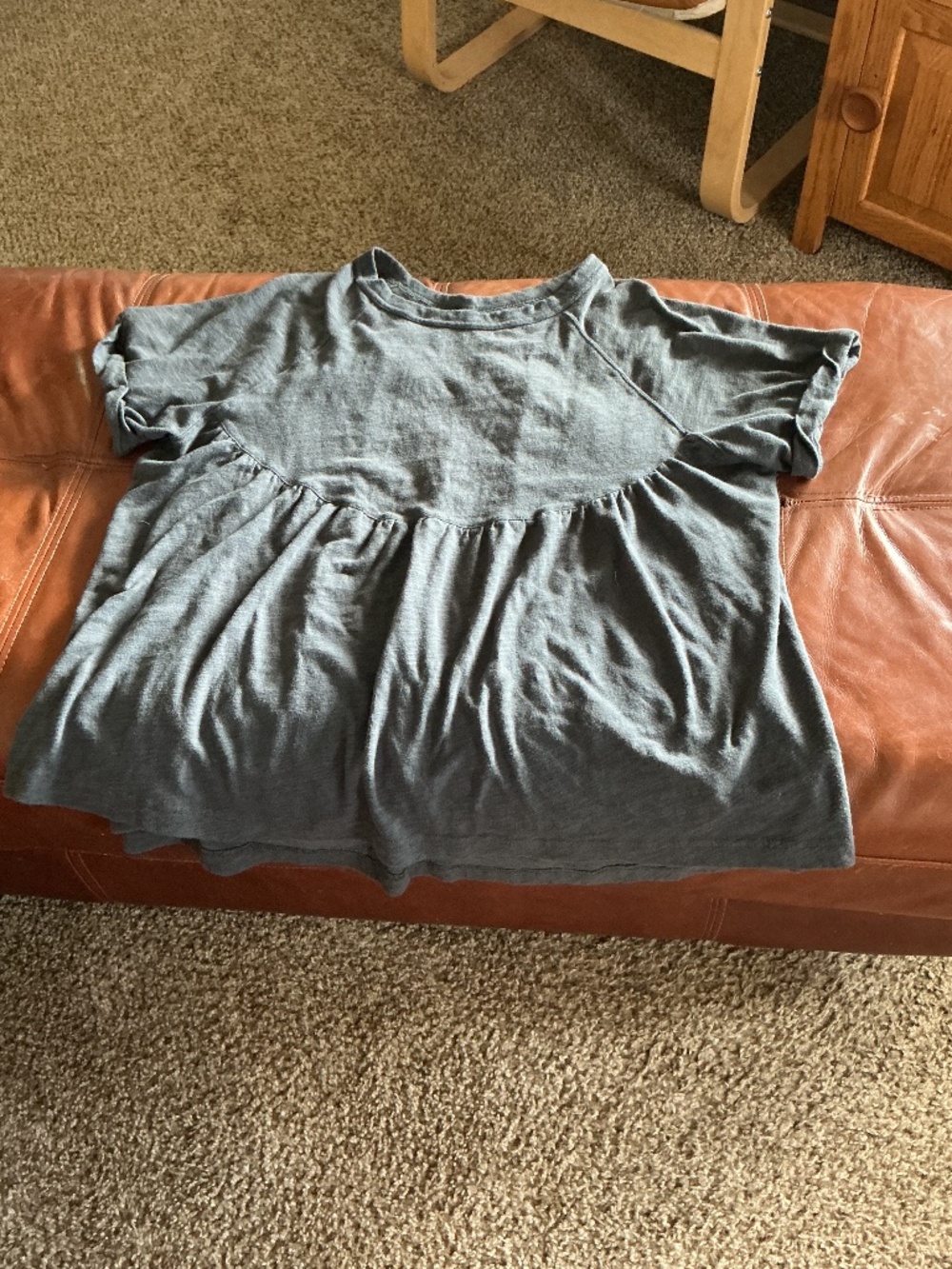 Oversized baby doll top